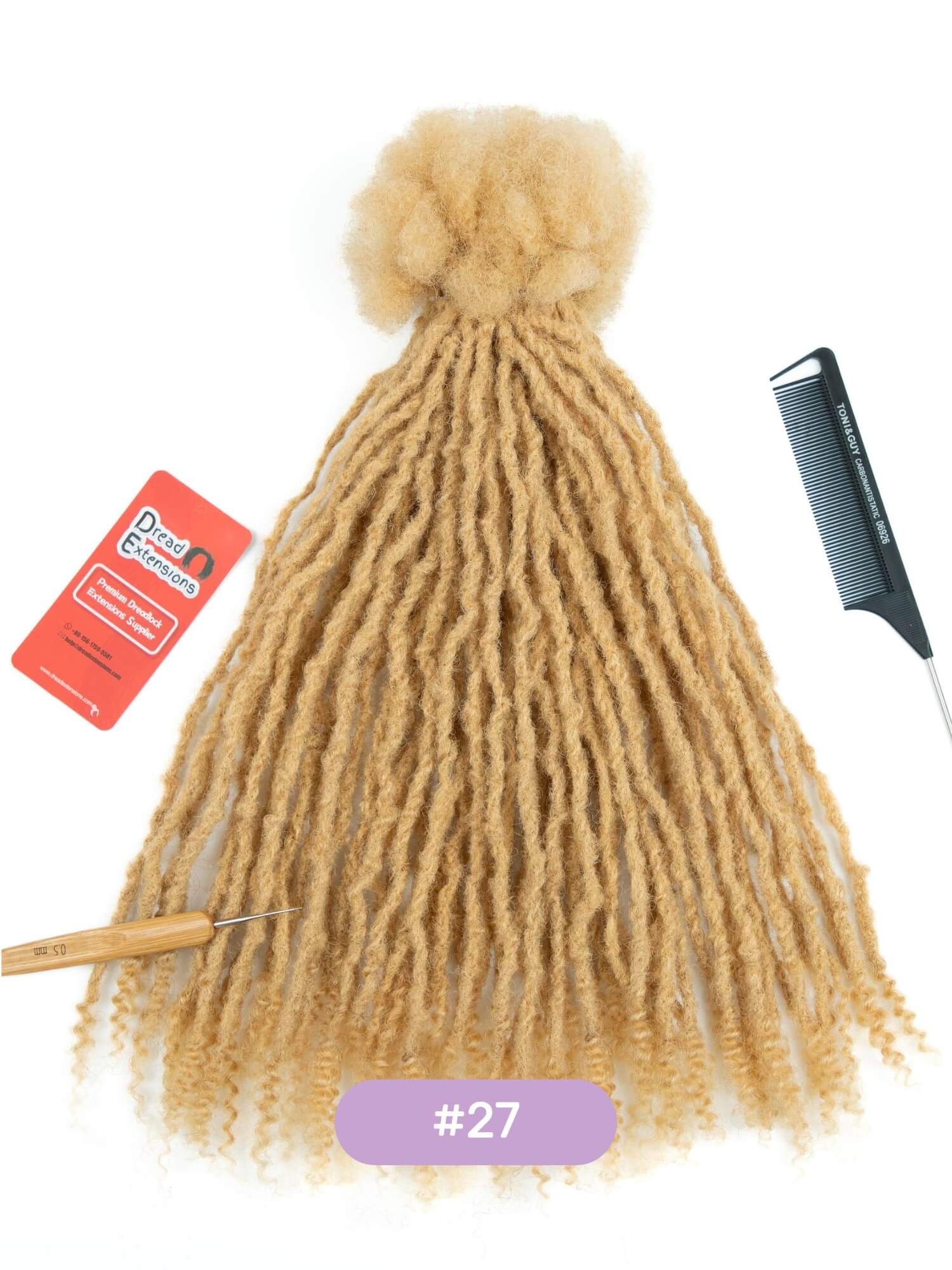 70 Locs Bundle Textured Interlocked Loc Extensions with Curly Ends Multiple Sizes & Colors - Image 10