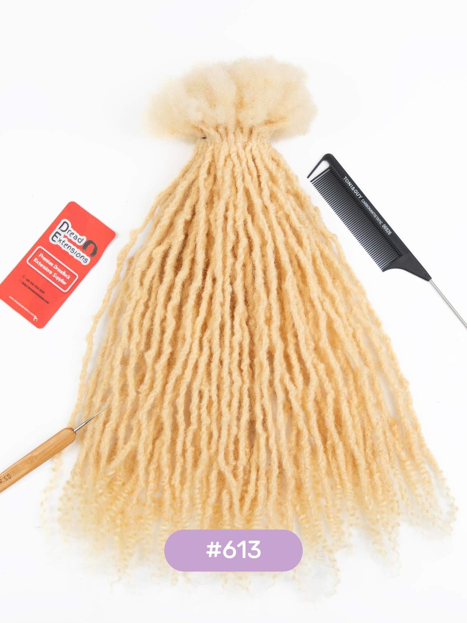 70 Locs Bundle Textured Interlocked Loc Extensions with Curly Ends Multiple Sizes & Colors - Image 11