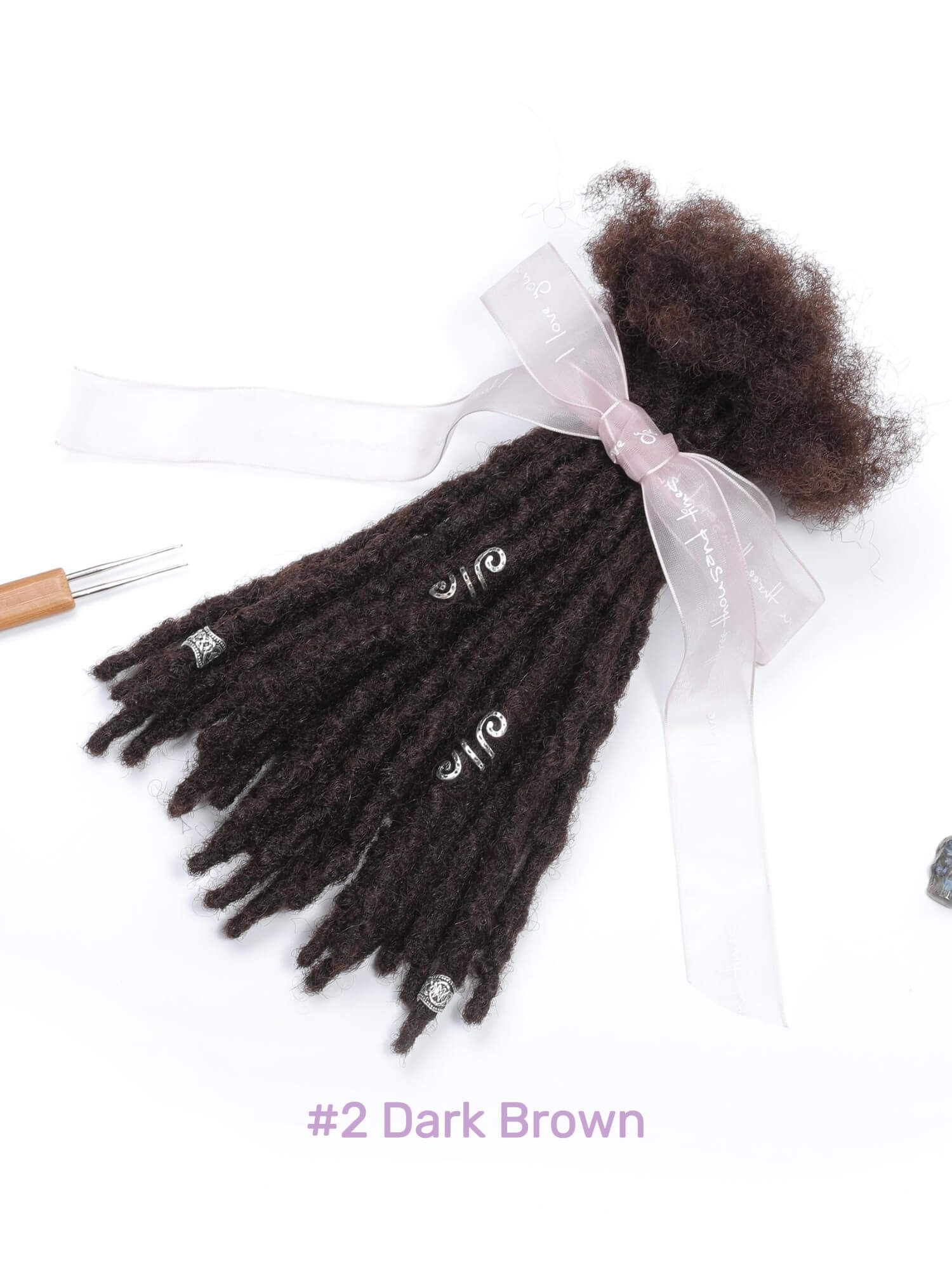 70 Locs Bundle Anwi Textured Interlocked Human Hair Loc Extensions - Colors Available - Image 10