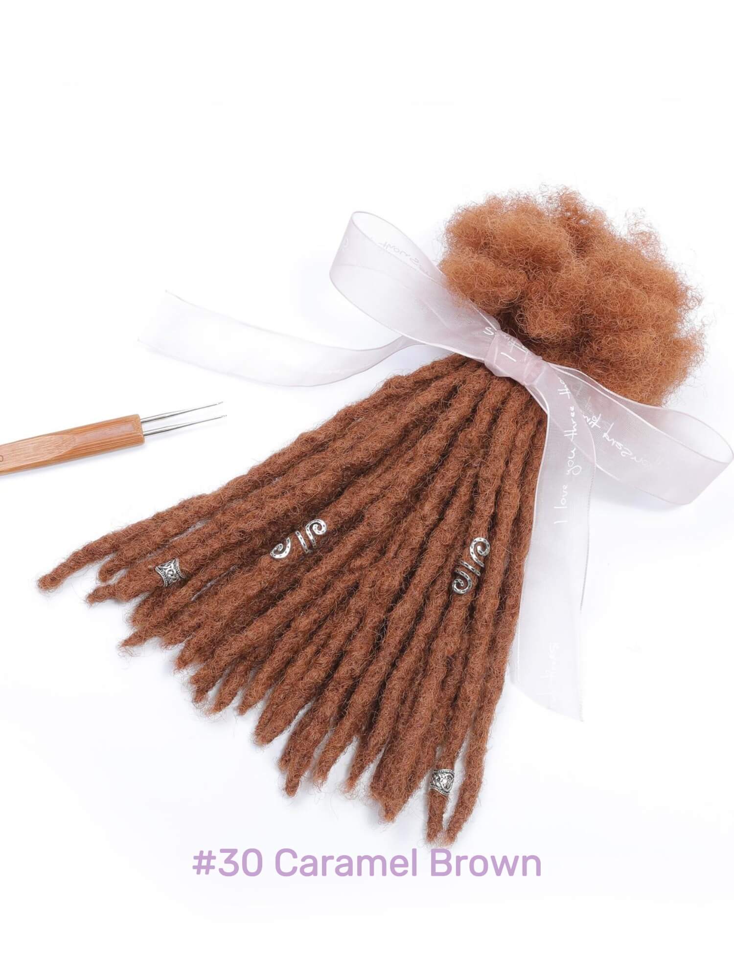 70 Locs Bundle Anwi Textured Interlocked Human Hair Loc Extensions - Colors Available - Image 11