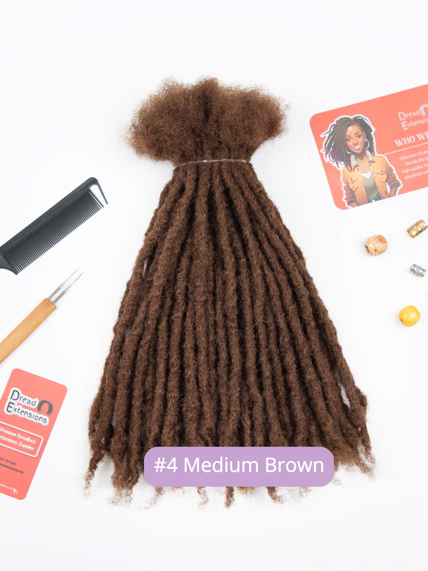 70 Locs Bundle Human Hair Coil Tips Anwi Textured Loc Extensions - Image 5