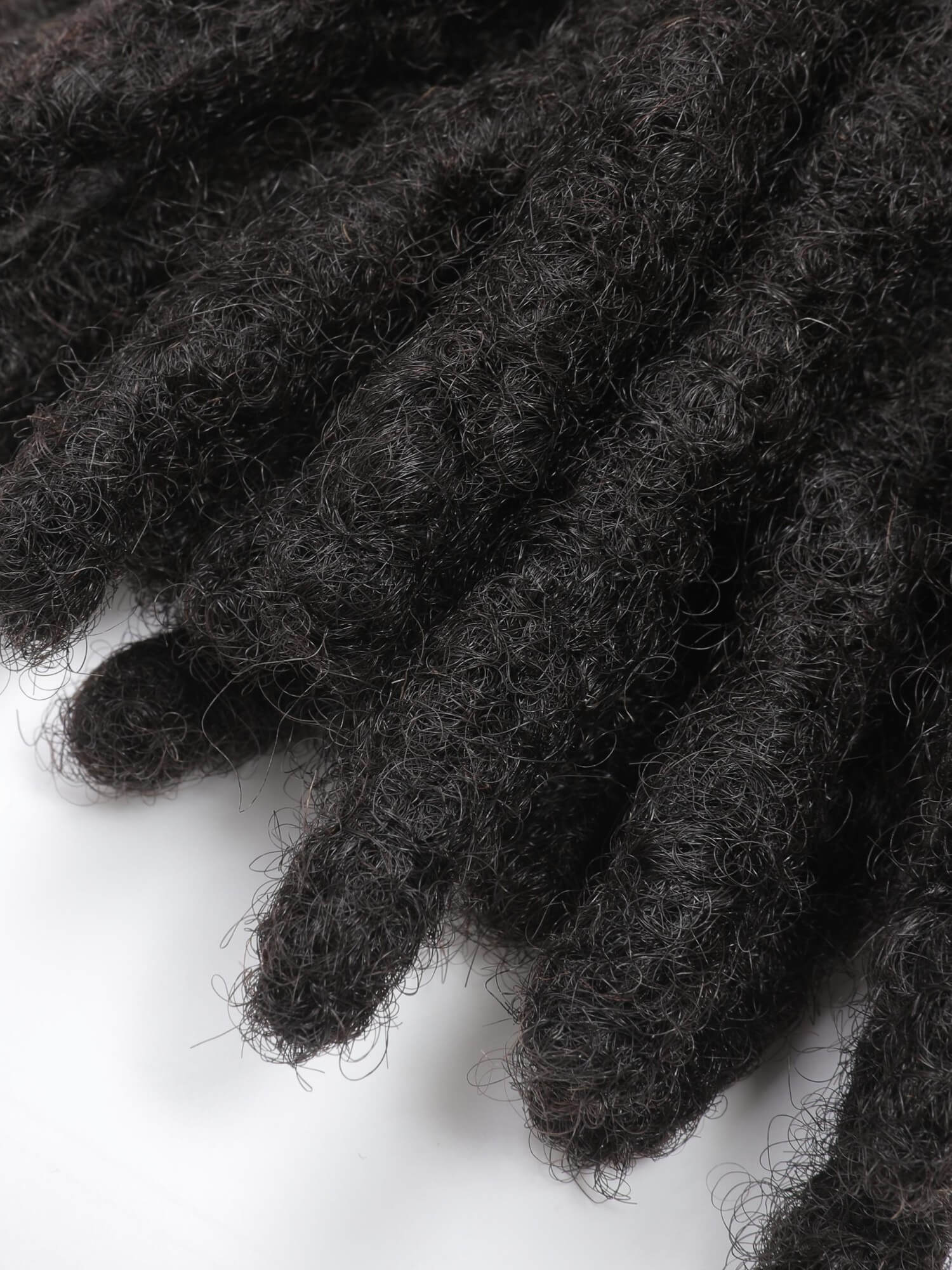 Large 1.0-1.5cm Thickness Anwi Textured Interlocked Human Loc Extensions - Image 10
