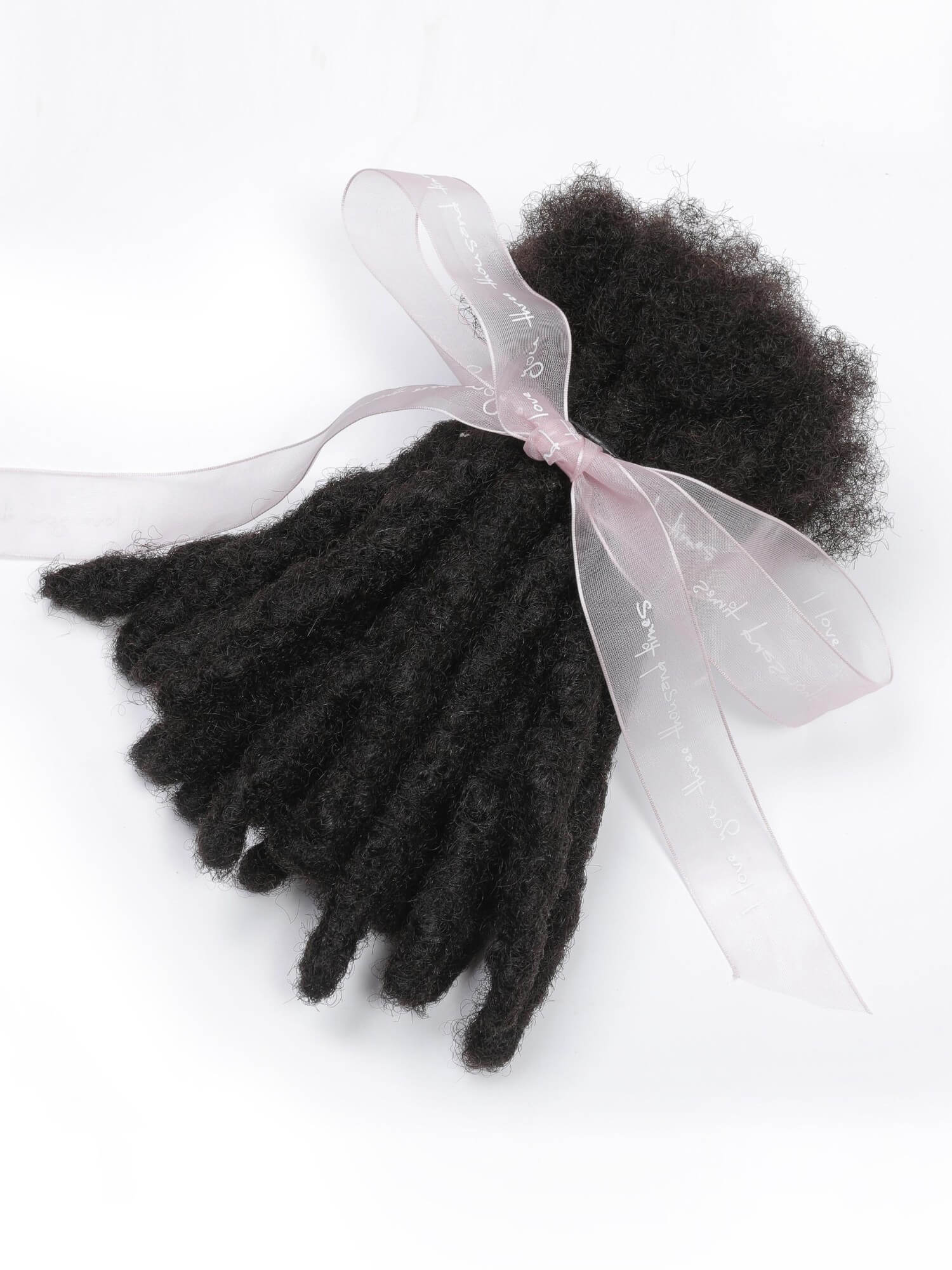 Large 1.0-1.5cm Thickness Anwi Textured Interlocked Human Loc Extensions - Image 9