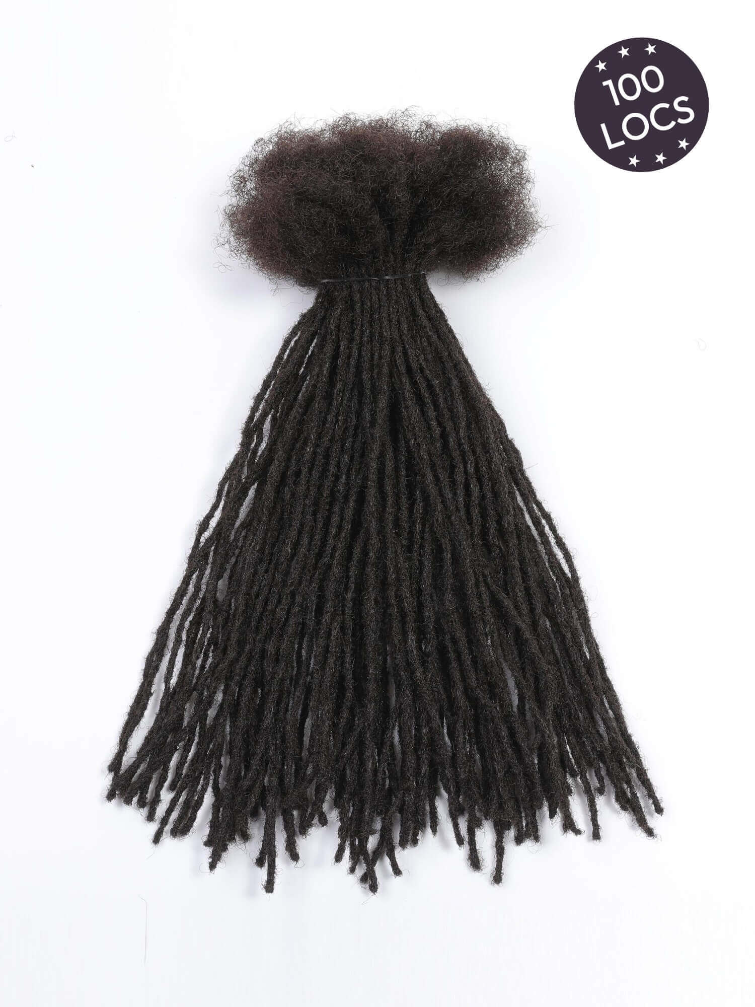Handmade Micro Locs Extensions Human Hair 0.2cm Thickness Sister Locs - Image 11