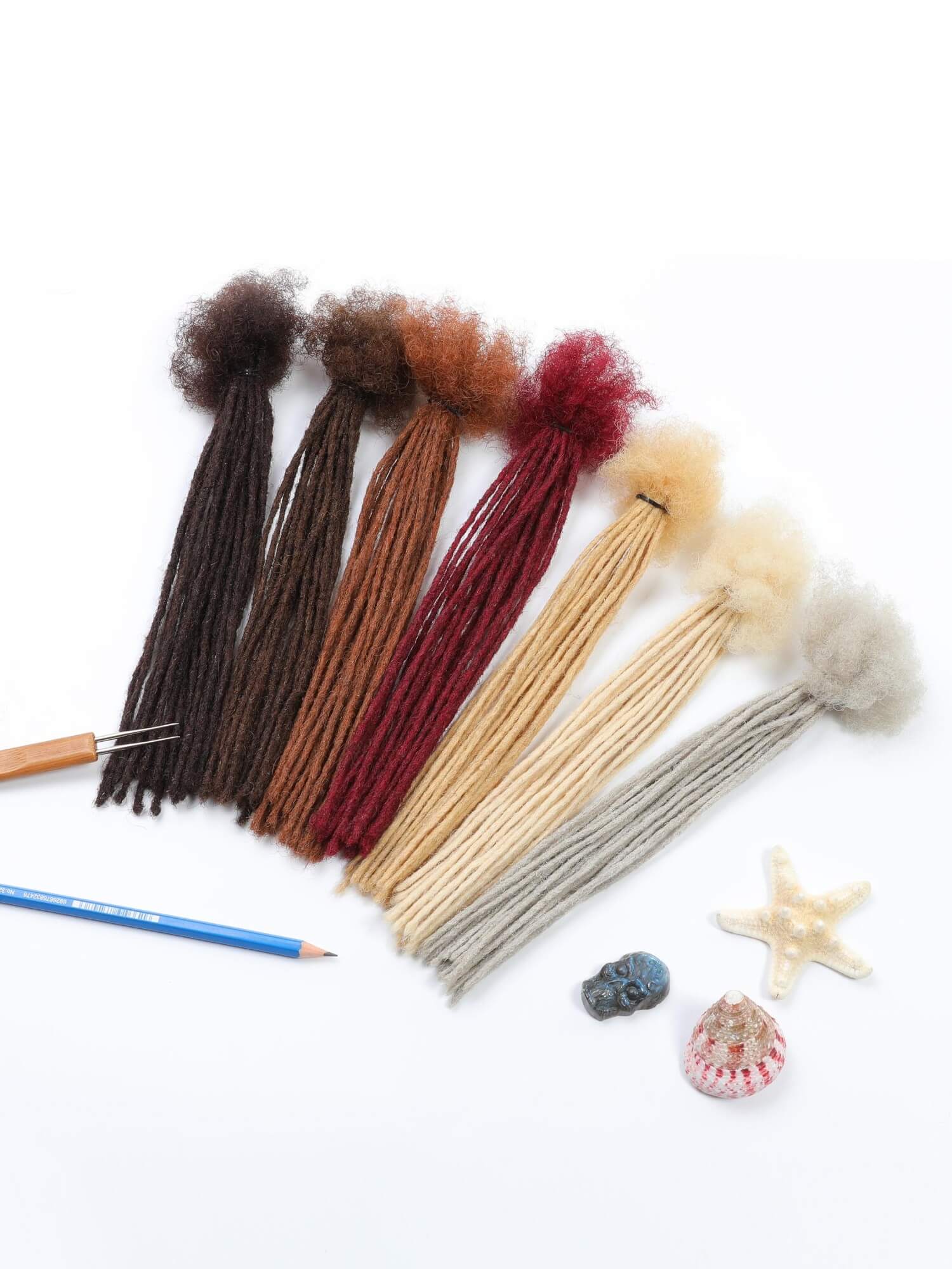 0.2cm Thickness Micro Locs Extensions Human Hair - Colors Available - Image 9