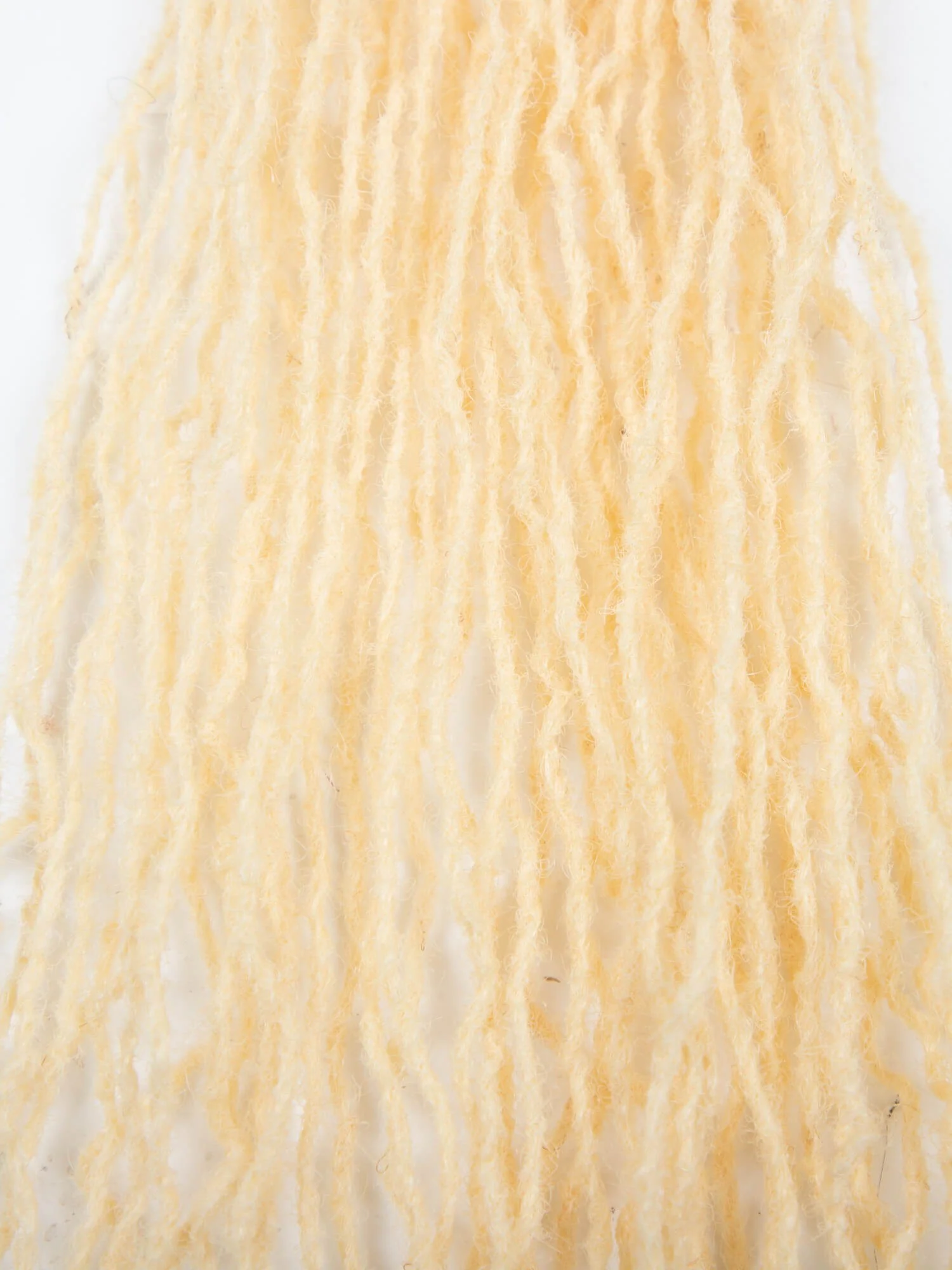 #613 Blonde Sisterloc Extensions Human Hair – 0.1cm Handmade Loc Extensions - Image 5