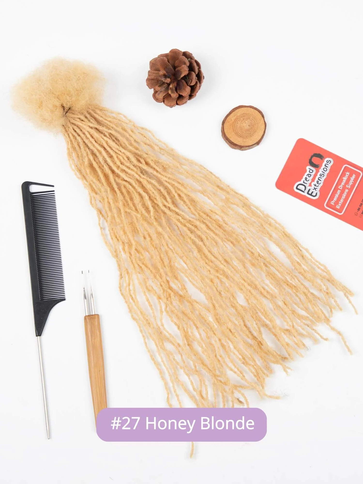 0.1cm Sisterloc Extensions Human Hair – Handmade 100% Human Hair Locs - Image 8