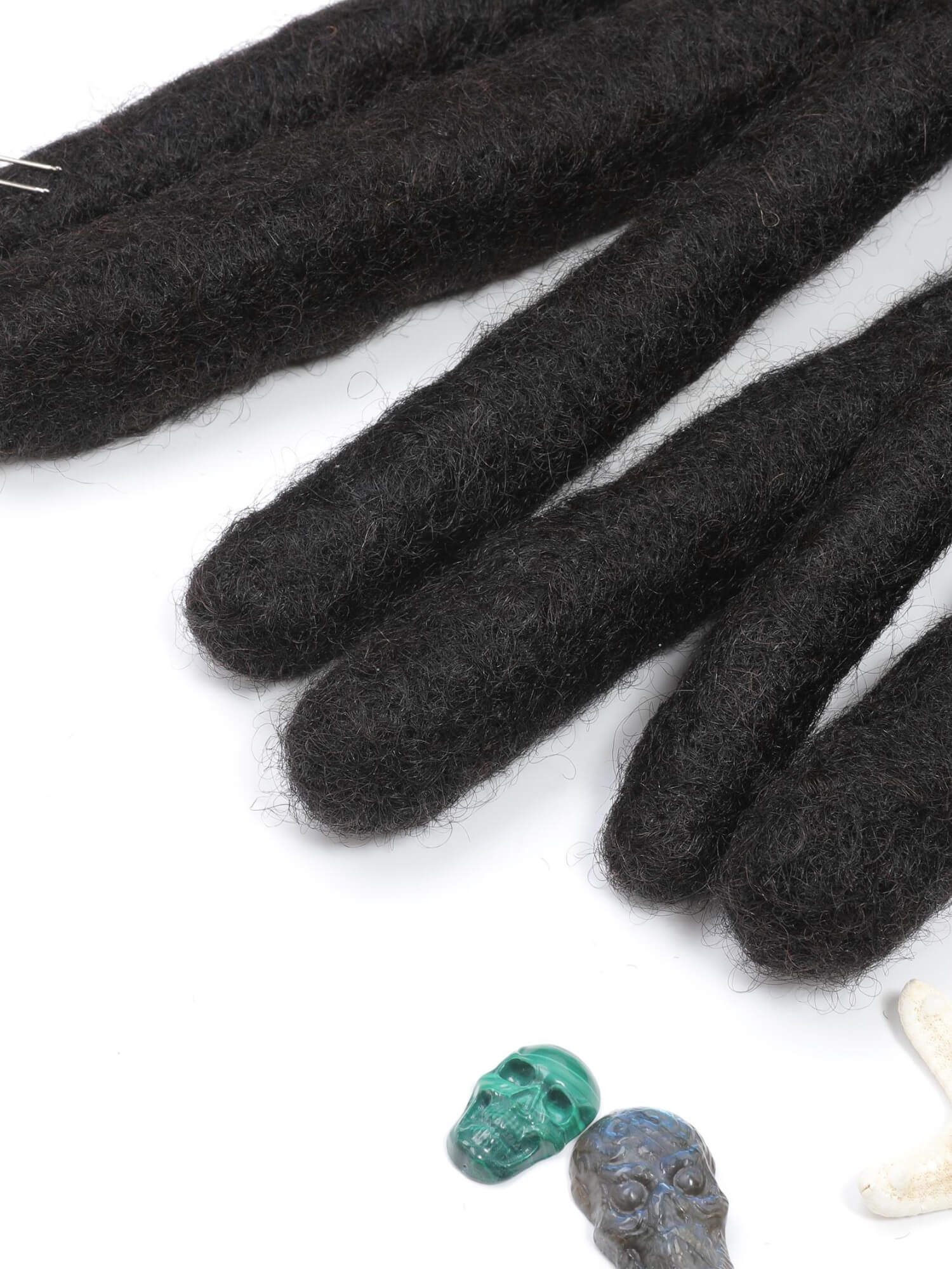 Wicks Human Hair loc Extensions Natural Black Color Thickness 2cm/3cm/4cm - Image 10